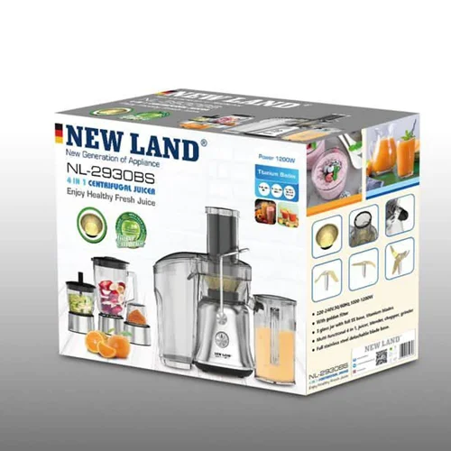 آبمیوه گیر 4 کاره نیولند مدل NEWLAND NL-2930BS