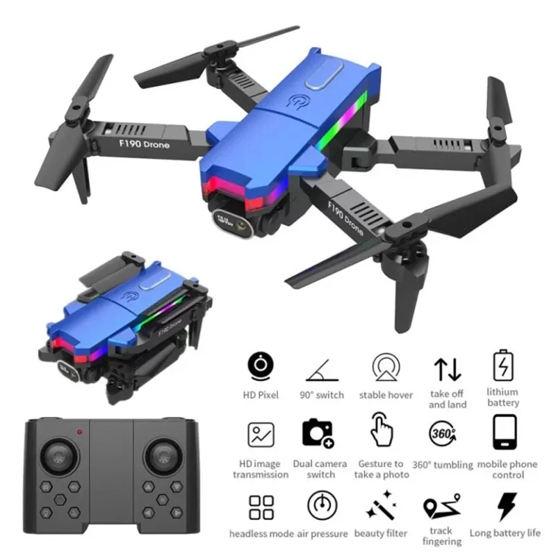 کوادکوپتر F190 مینی با دو دوربین